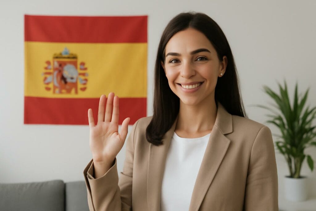 Ilustração sobre avaliação inicial de espanhol personalizada